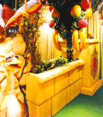 escenografía para área de gastronomía infantil